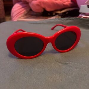 Red Retro Sunglasses